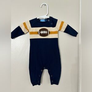 Good Lad baby Football Sweater one piece romper 3 months 100% cotton